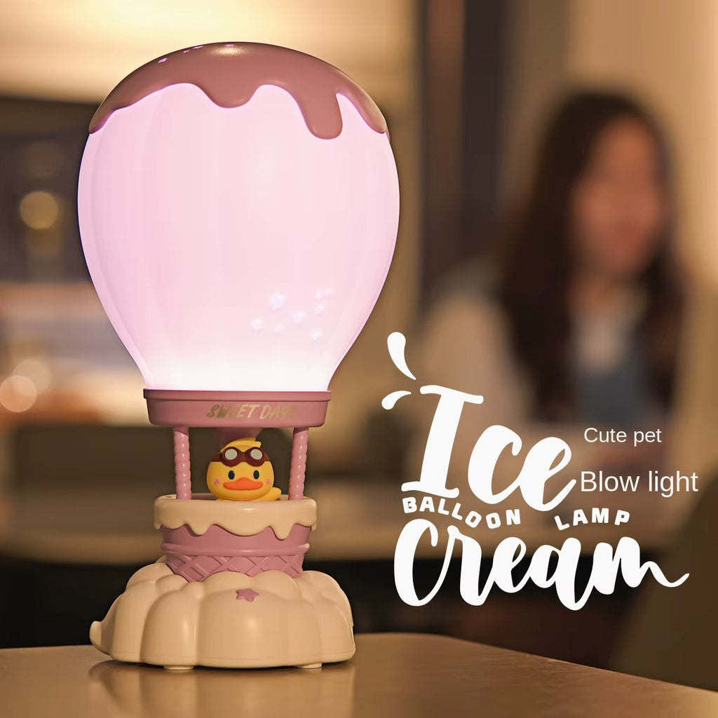 Cute Pet LED Night Light – Rechargeable Dimmable Desk Lamp