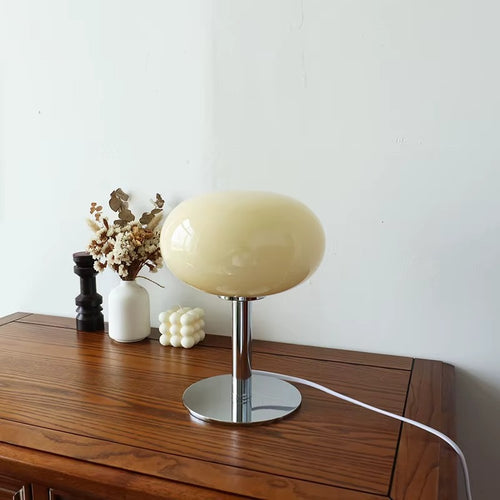 Creative Hamburger Glass Table Lamp – USB, B22/E14 Base