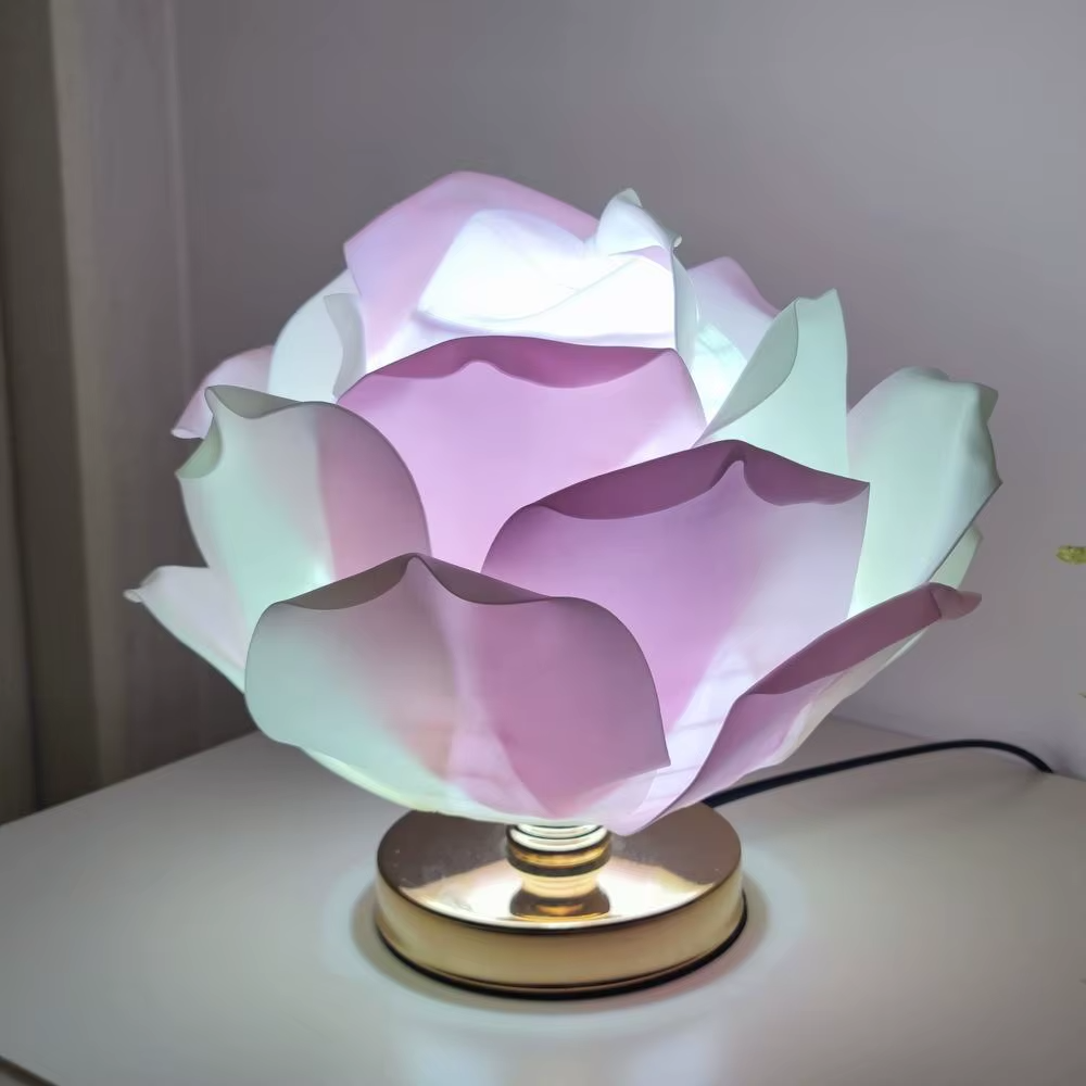 Modern Oval Crystal LED Table Lamp – Eye-Caring Bedroom Light