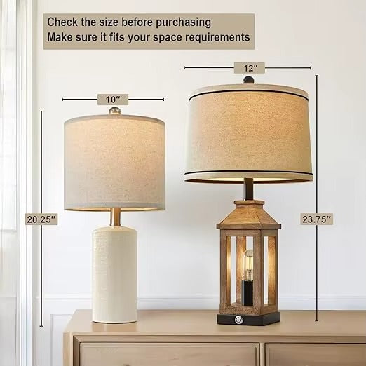 Minimalist Fabric Desk Lamp – Eye Protection Reading Light