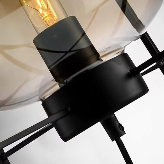 Nordic Glass Vertical Floor Lamp – Modern LED Lighting