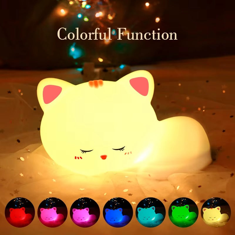 Midnight Feeding Night Light – Soft Glow Silicone LED Lamp for Babies