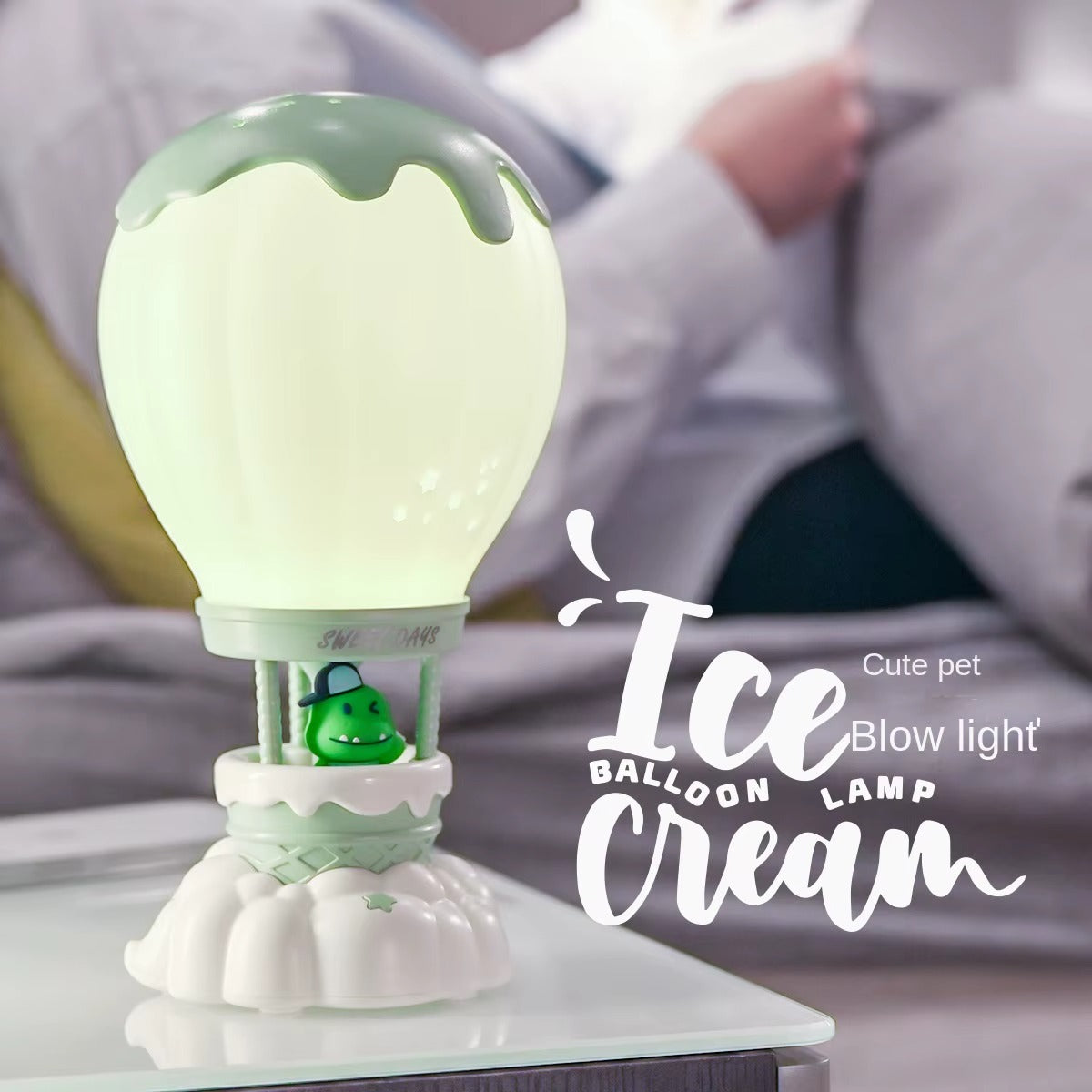 Cute Pet LED Night Light – Rechargeable Dimmable Desk Lamp