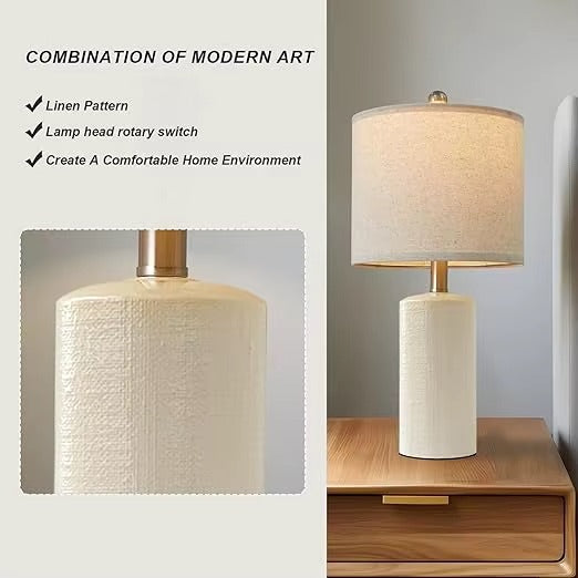 Minimalist Fabric Desk Lamp – Eye Protection Reading Light