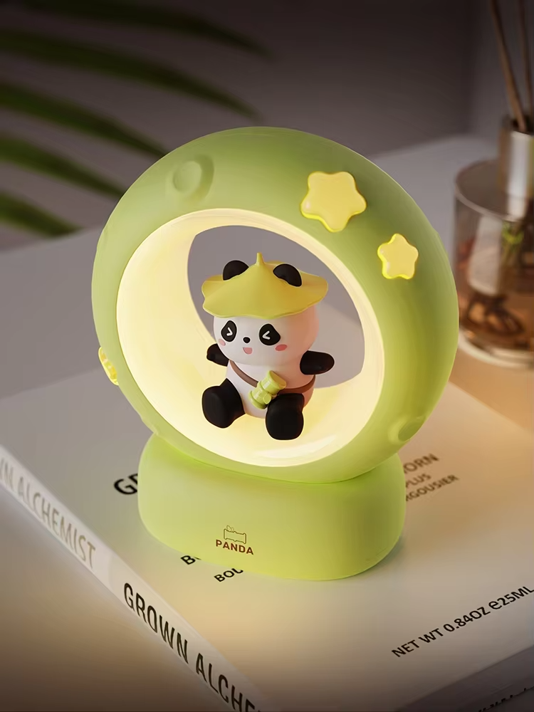 Cute Star-Catching Night Light – USB/Type-C Mood Lamp for Kids