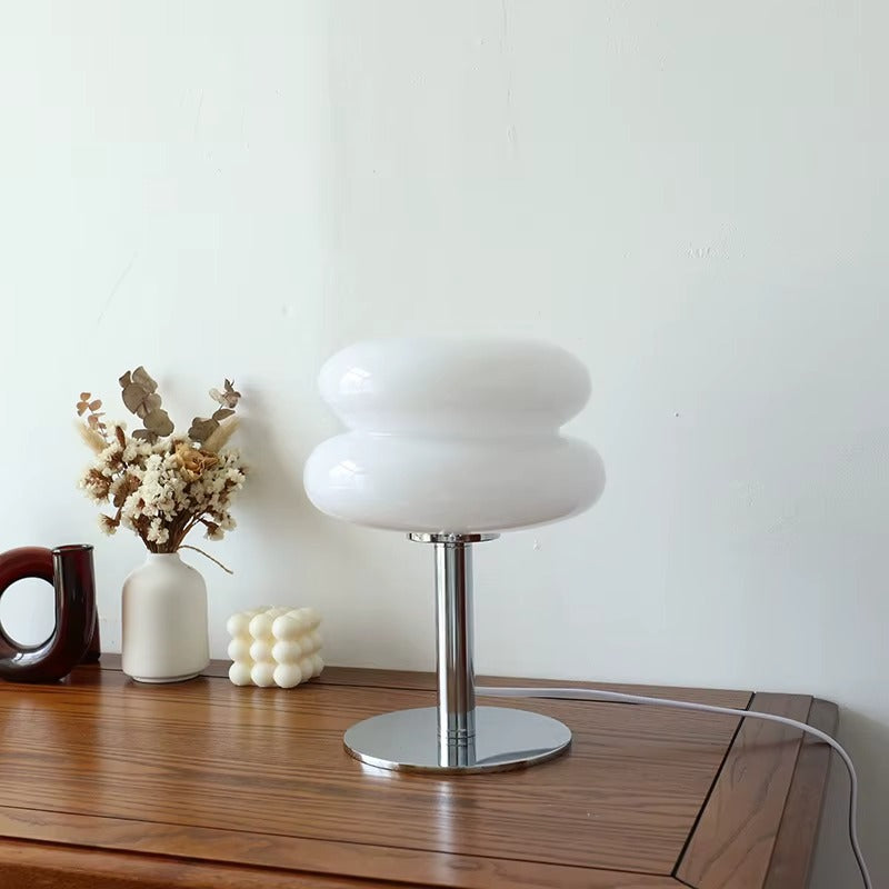 Creative Hamburger Glass Table Lamp – USB, B22/E14 Base
